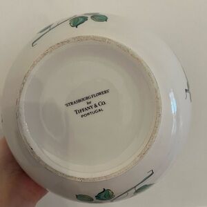 Tiffany & Co. Strasbourg Flowers Portugal Floral Peony Fruit Bowl